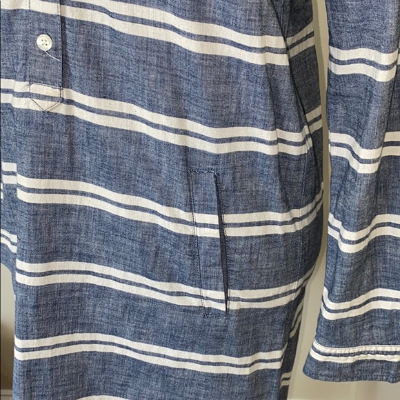 Loft Button Down Shirt Dress Size 0 - Picture 3 of 6